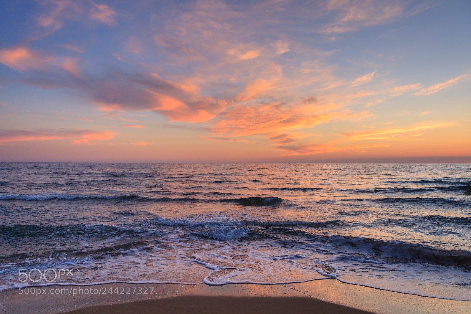 Canon EOS 40D sample photo. Sunset on the sea photography