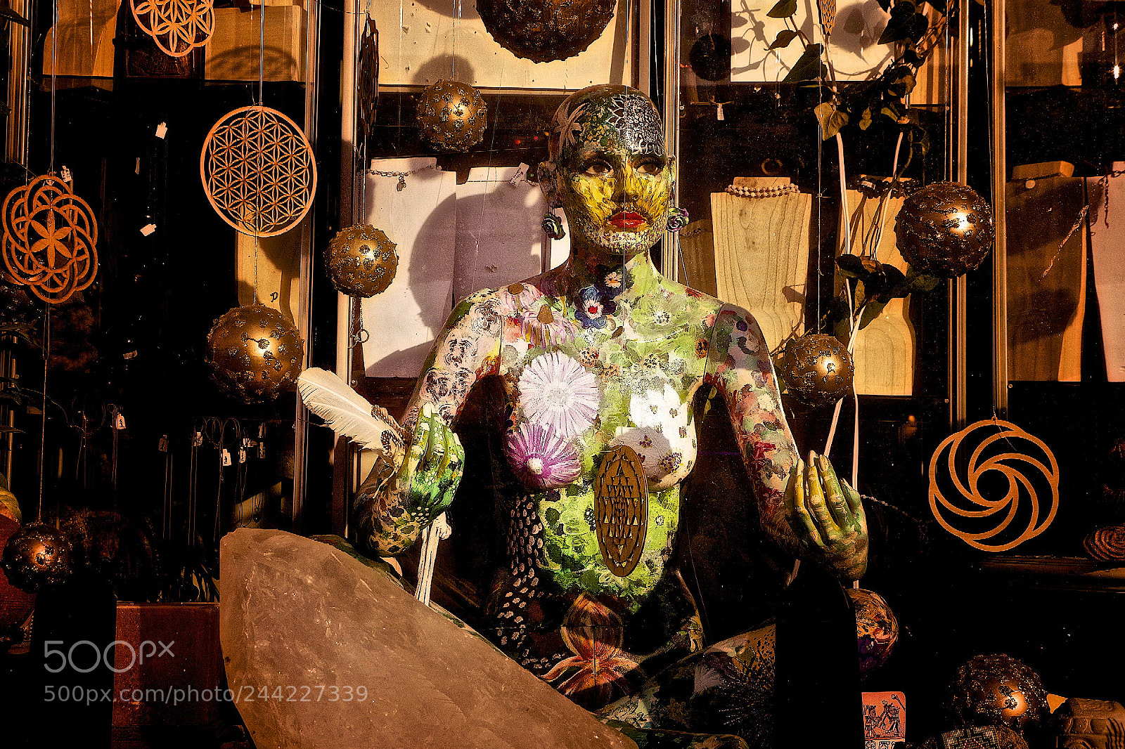 Pentax K-1 sample photo. The painted mannequin- what's photography