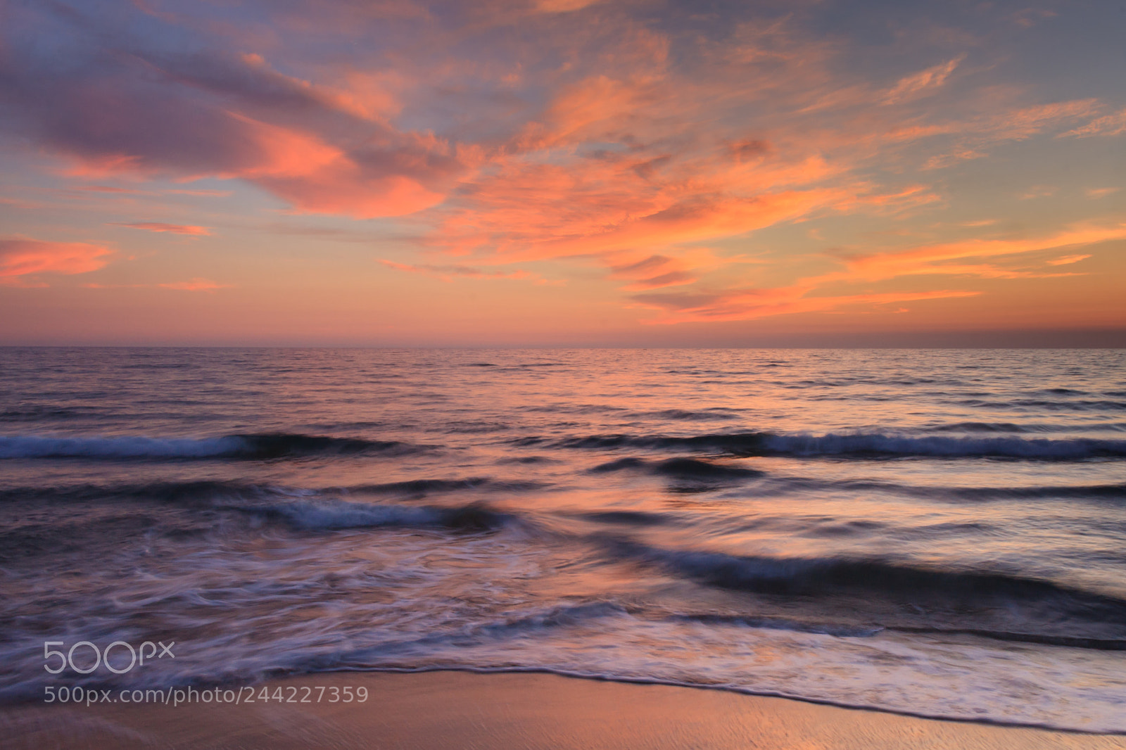 Canon EOS 40D sample photo. Sunset on the sea photography