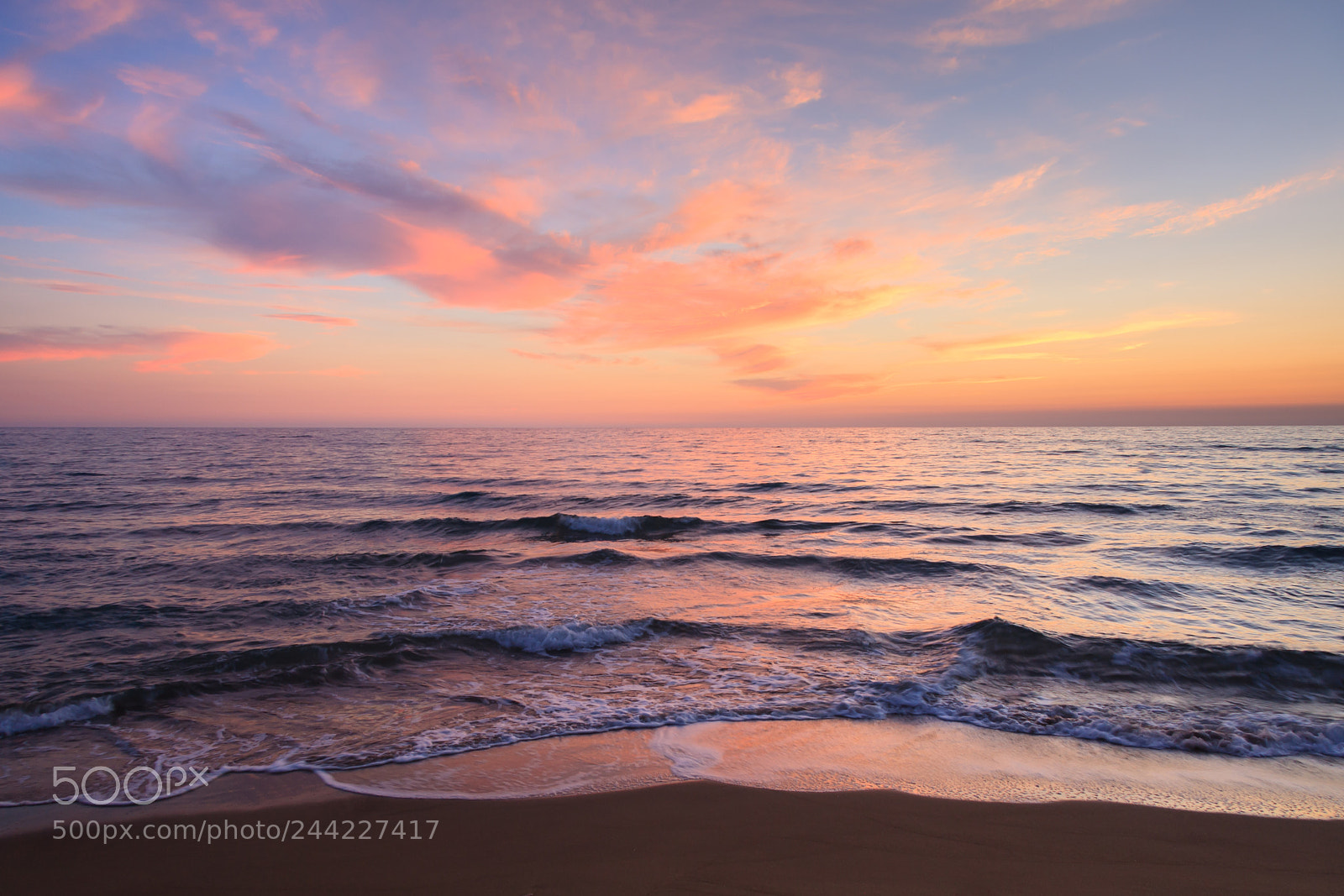 Canon EOS 40D sample photo. Sunset on the sea photography