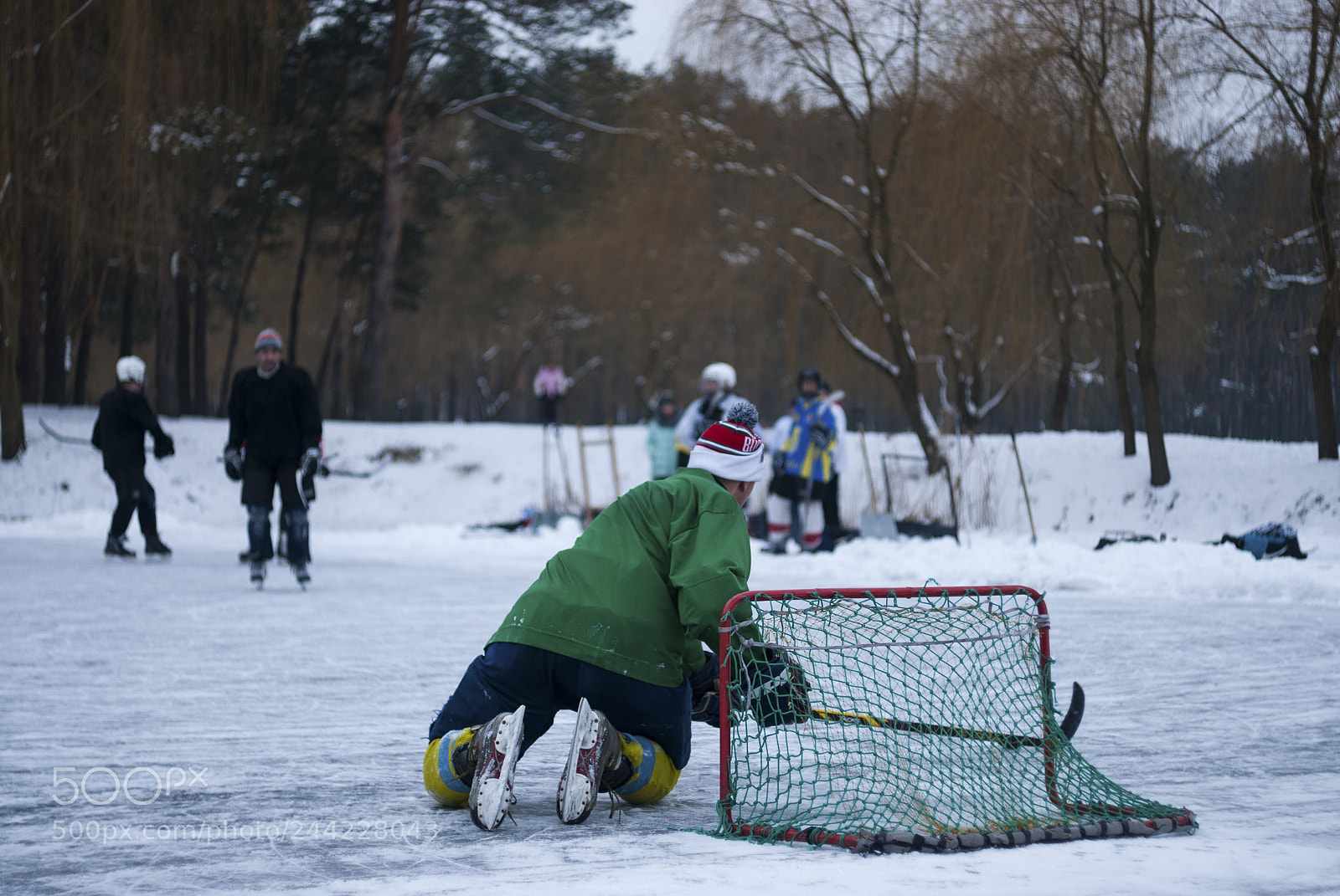 Nikon D200 sample photo. Hockey photography