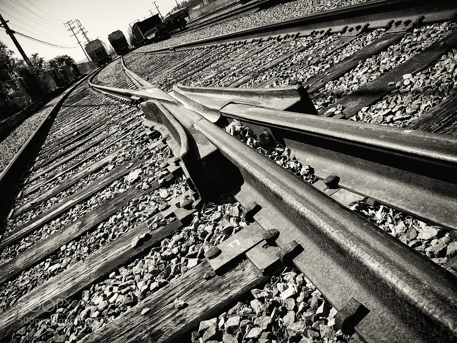Canon PowerShot G12 sample photo. Rail switch photography