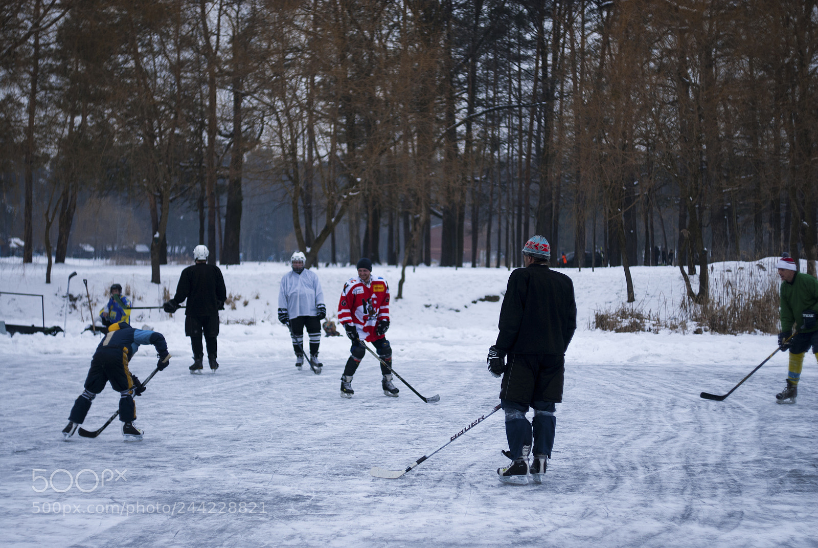Nikon D200 sample photo. Hockey photography