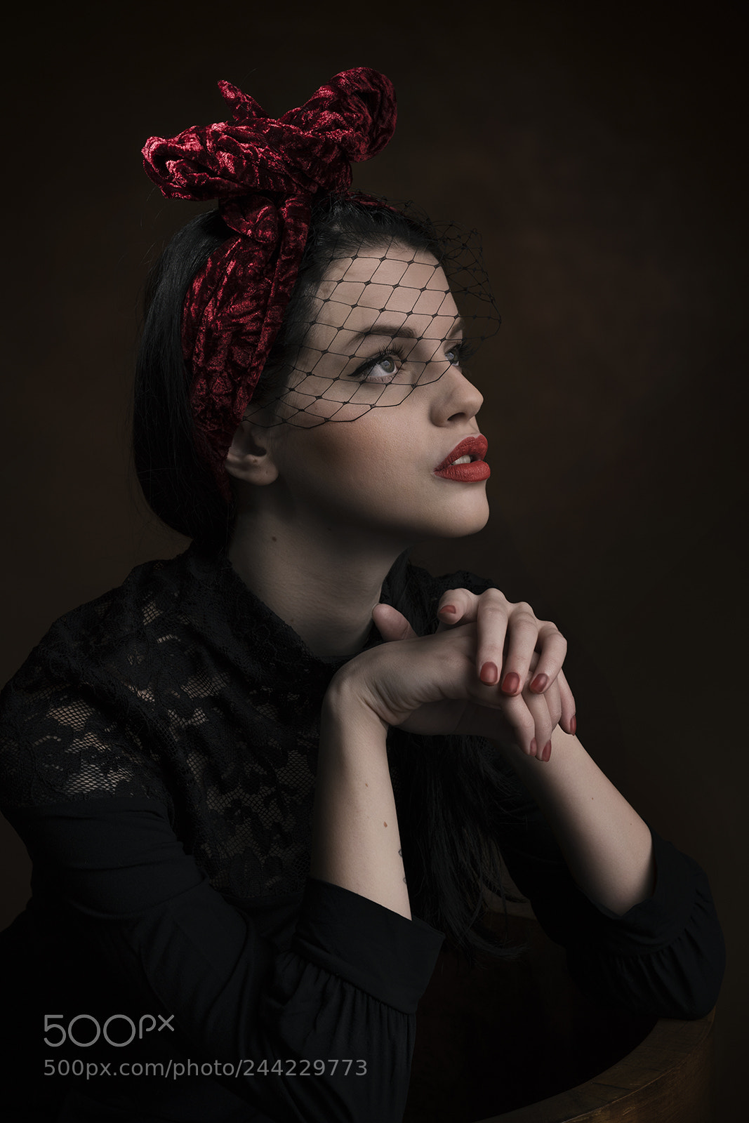 Sony a7R III sample photo. Red bow photography