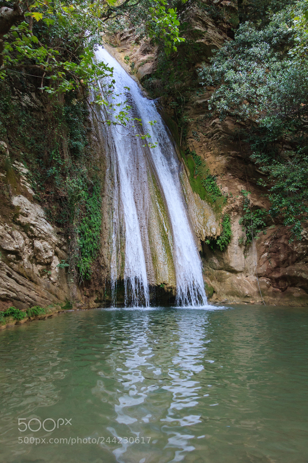 Canon EOS 40D sample photo. Neda waterfall, greece photography