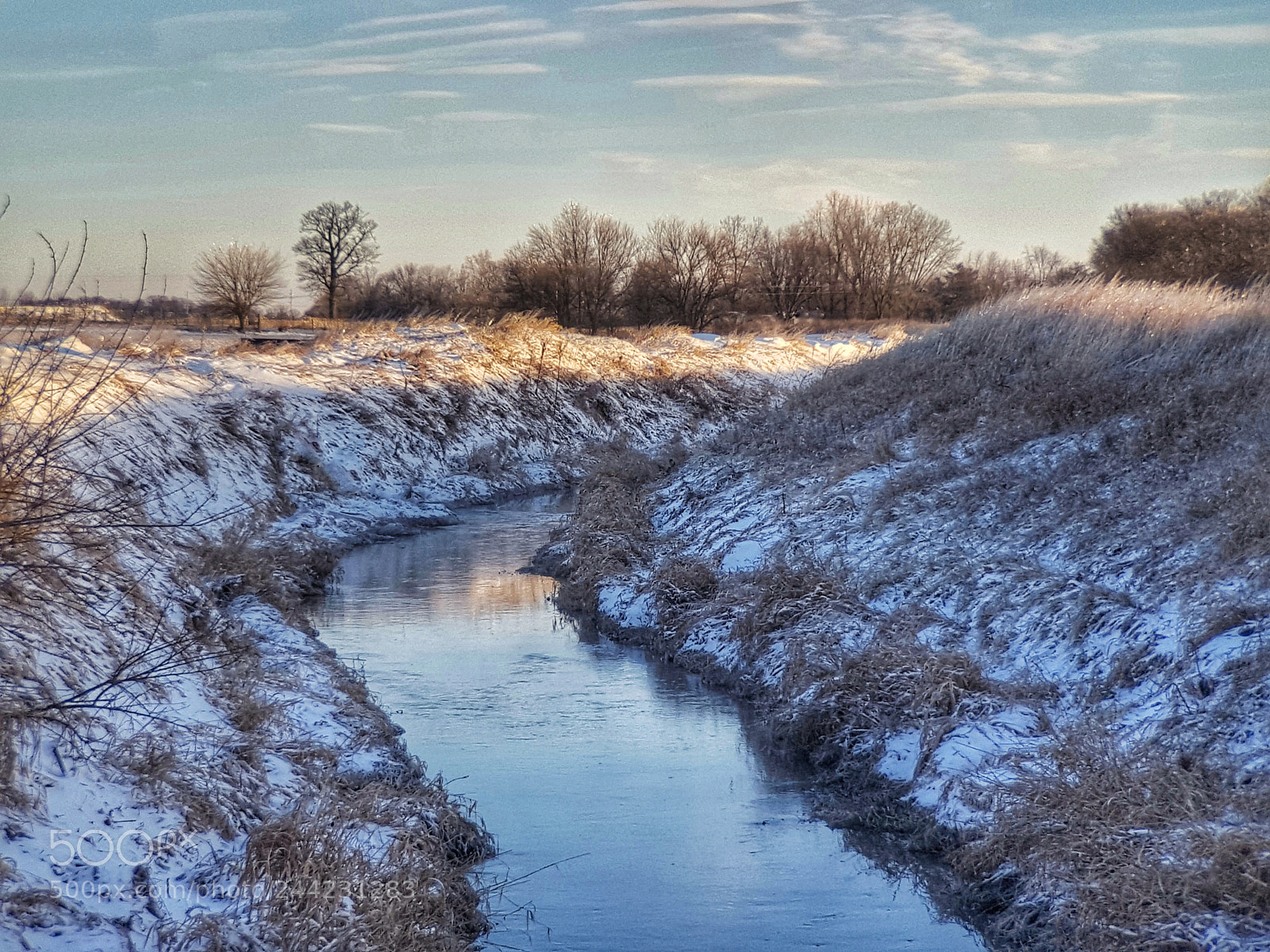 Samsung GALAXY S6 edge sample photo. Snowy creek photography