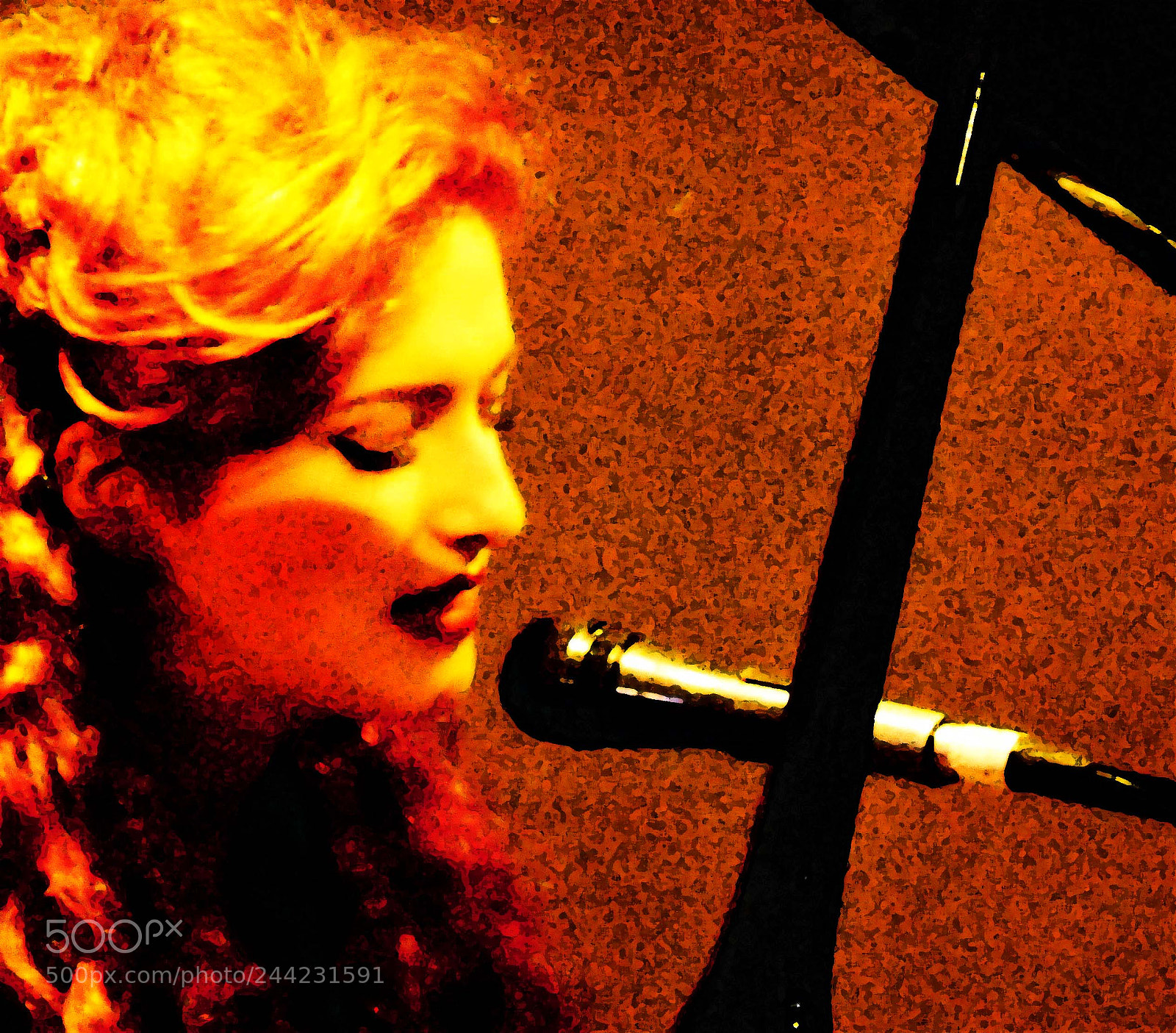 Panasonic Lumix DMC-ZS30 (Lumix DMC-TZ40) sample photo. Edith singing photography