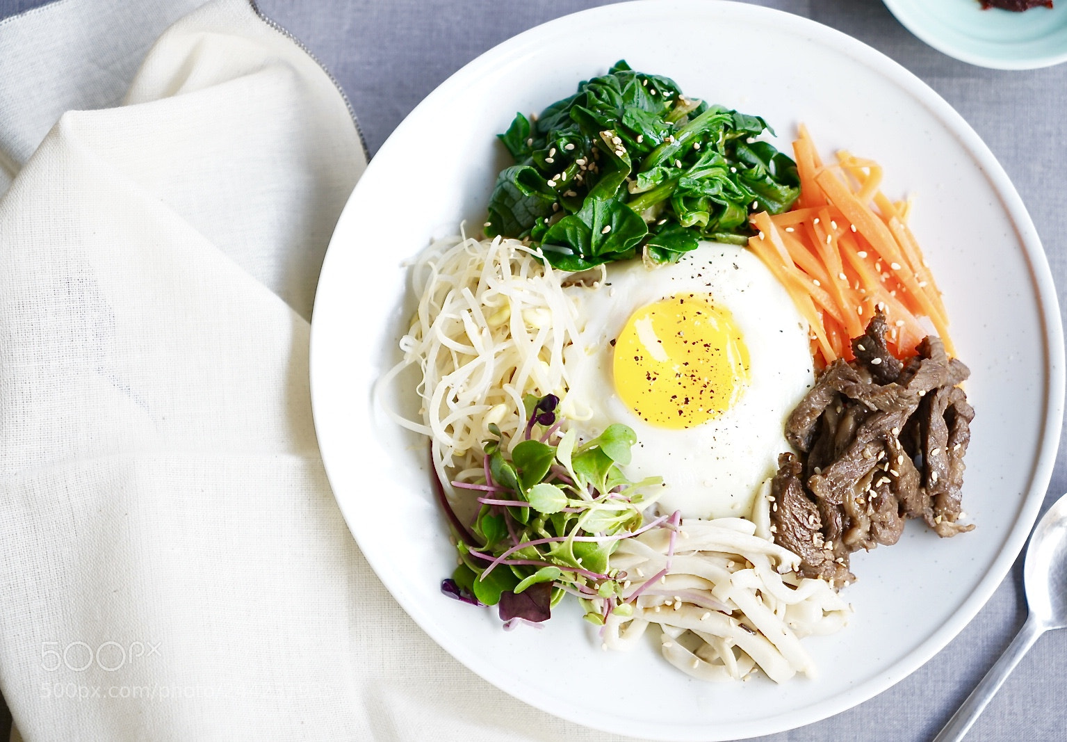 Sony a7R II sample photo. Bulgogi bibimbap photography