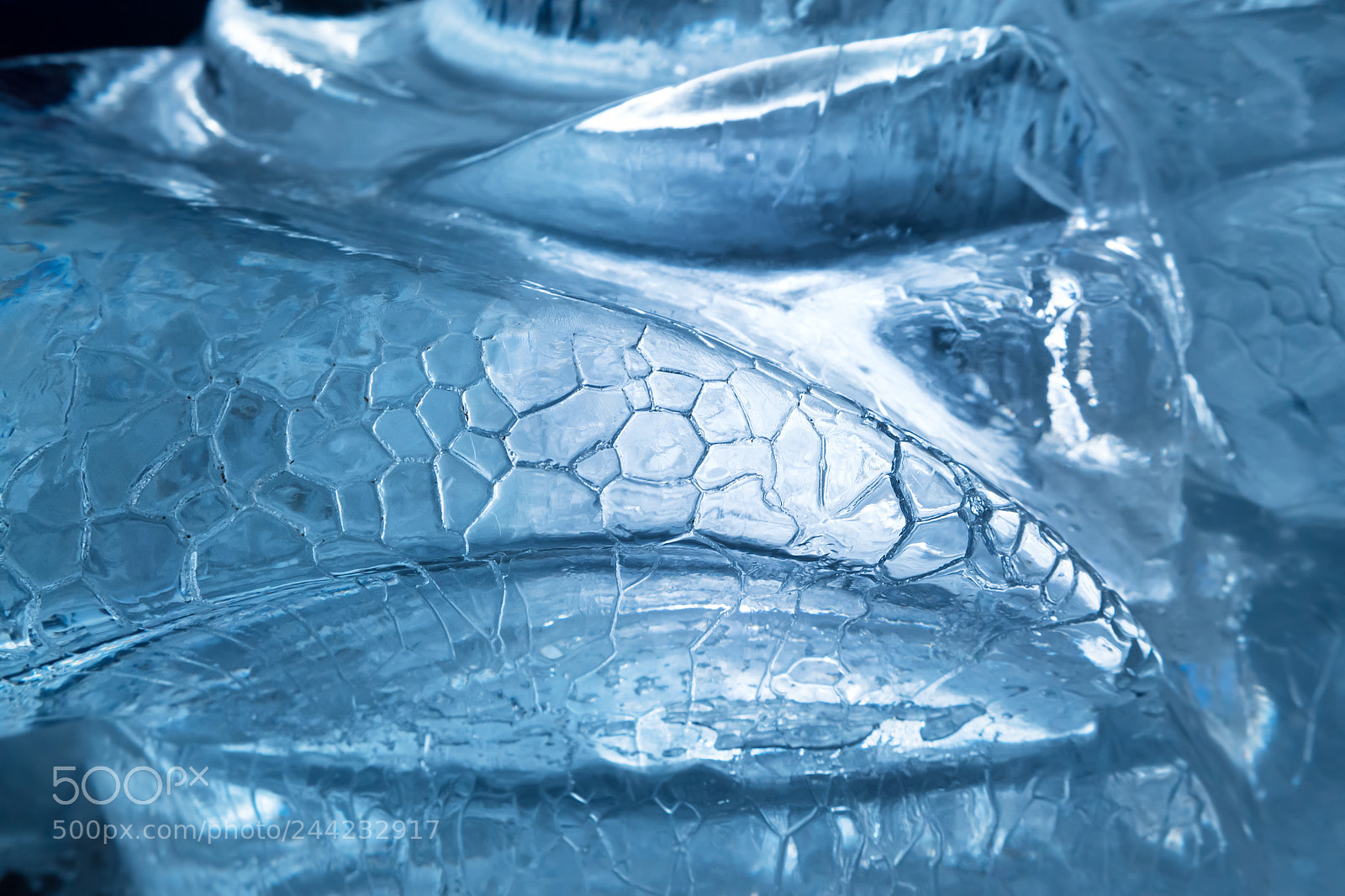Samsung NX500 sample photo. Blue ice photography