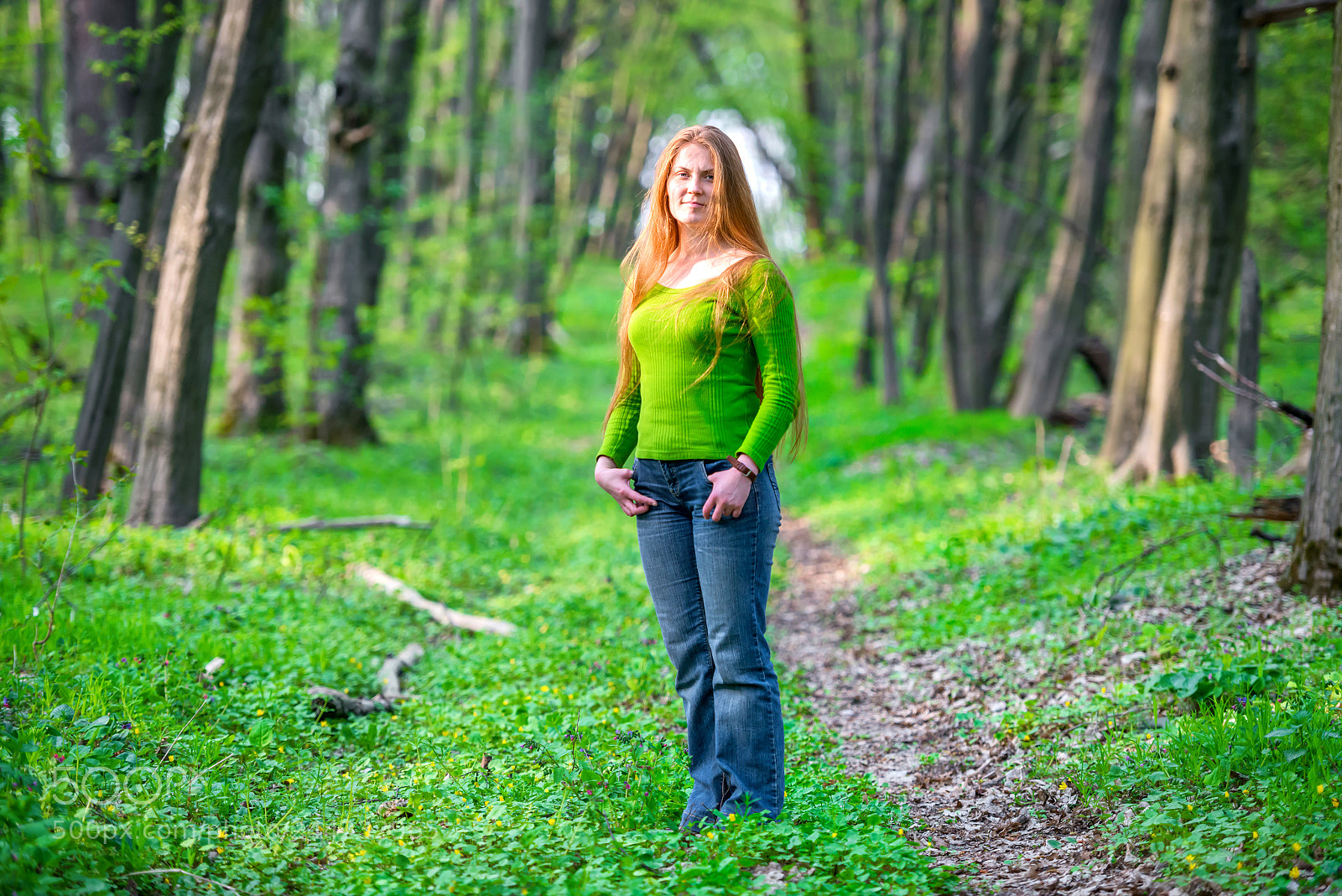 Nikon D800 sample photo. Pretty woman with red photography