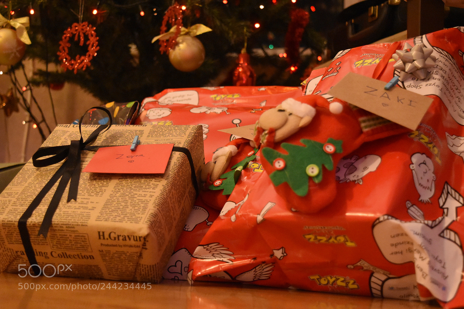 Nikon D5500 sample photo. Christmas gifts photography