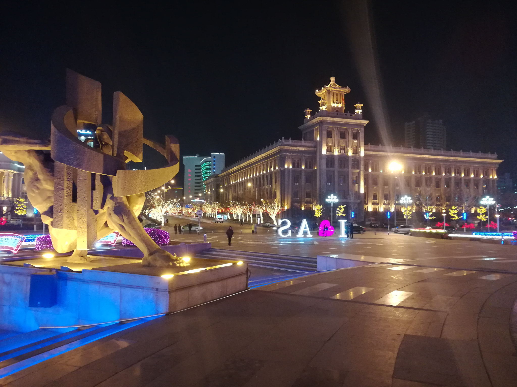 HUAWEI c??Eu?s 6X sample photo. Anshan city center photography