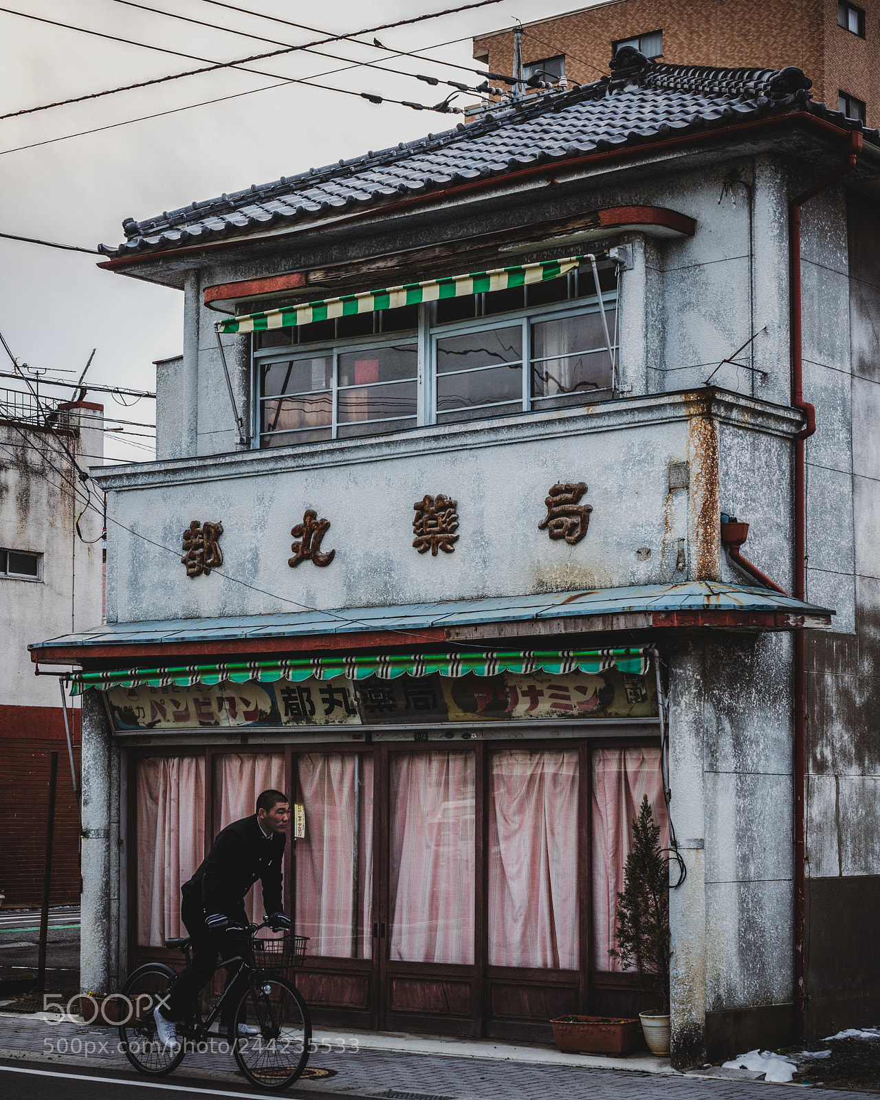 Sony a7R III sample photo. Old pharmacy and student photography