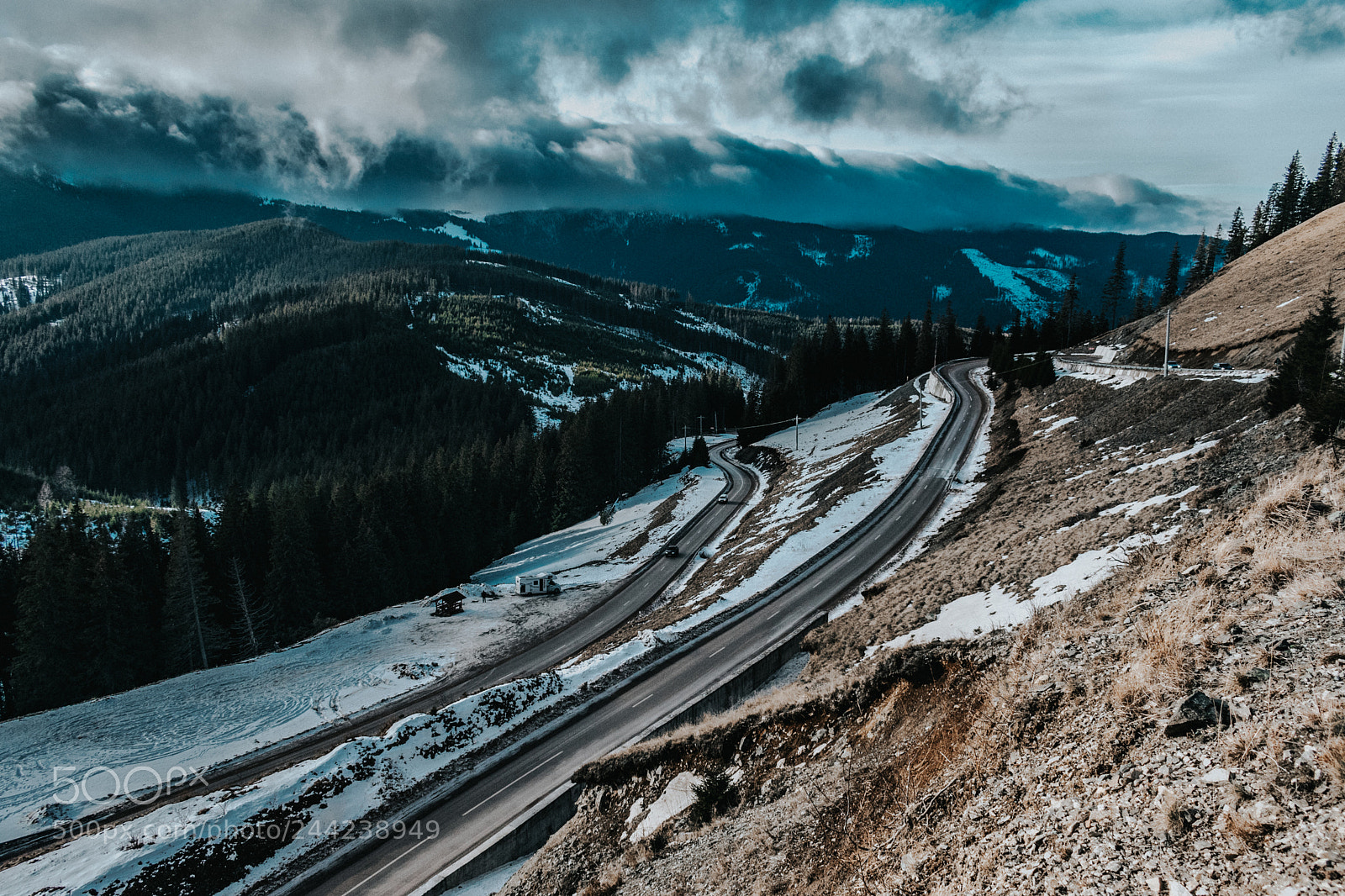Nikon D3400 sample photo. Trans rarău road photography