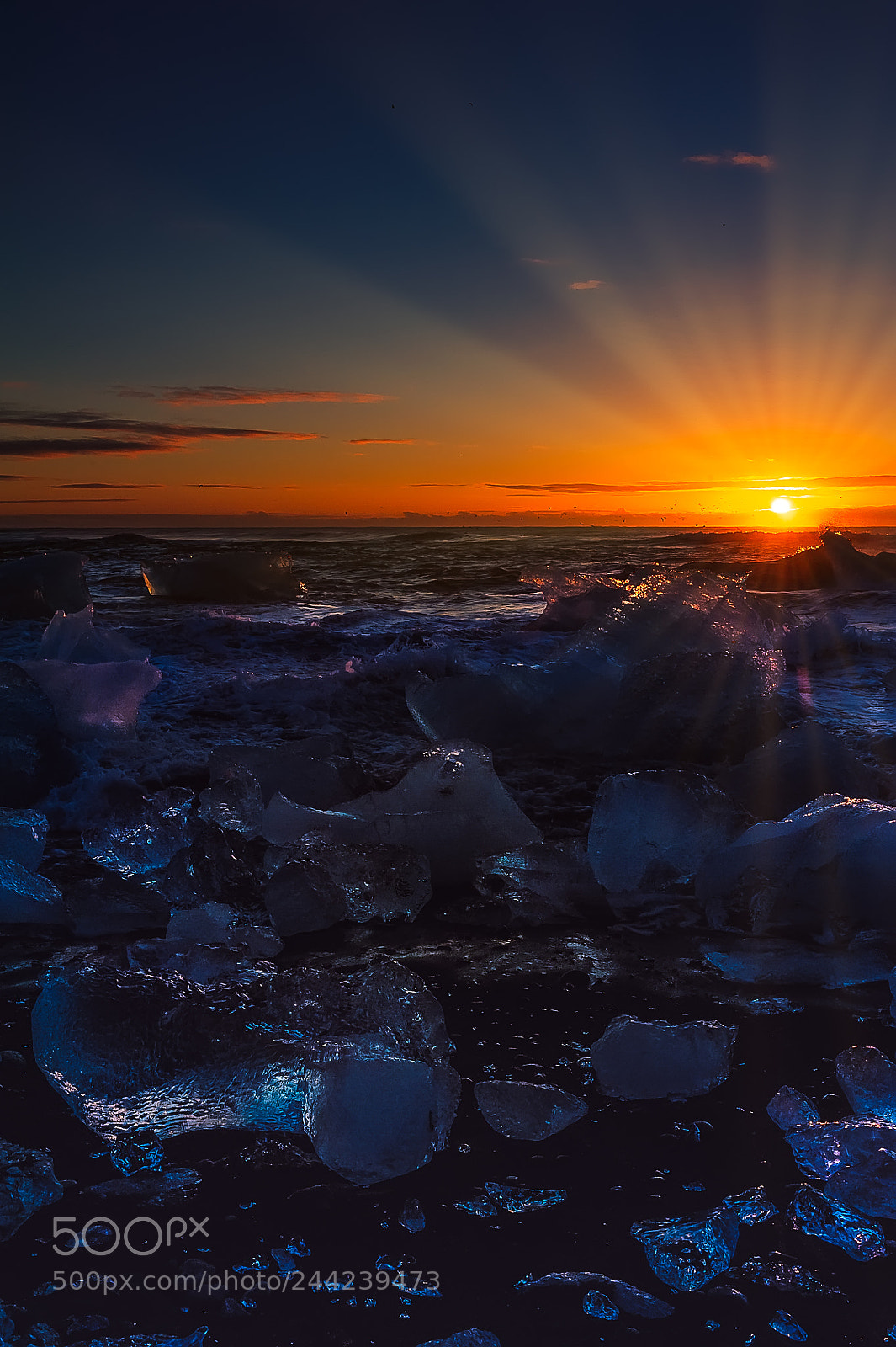 Nikon D700 sample photo. Rayos en el hielo photography