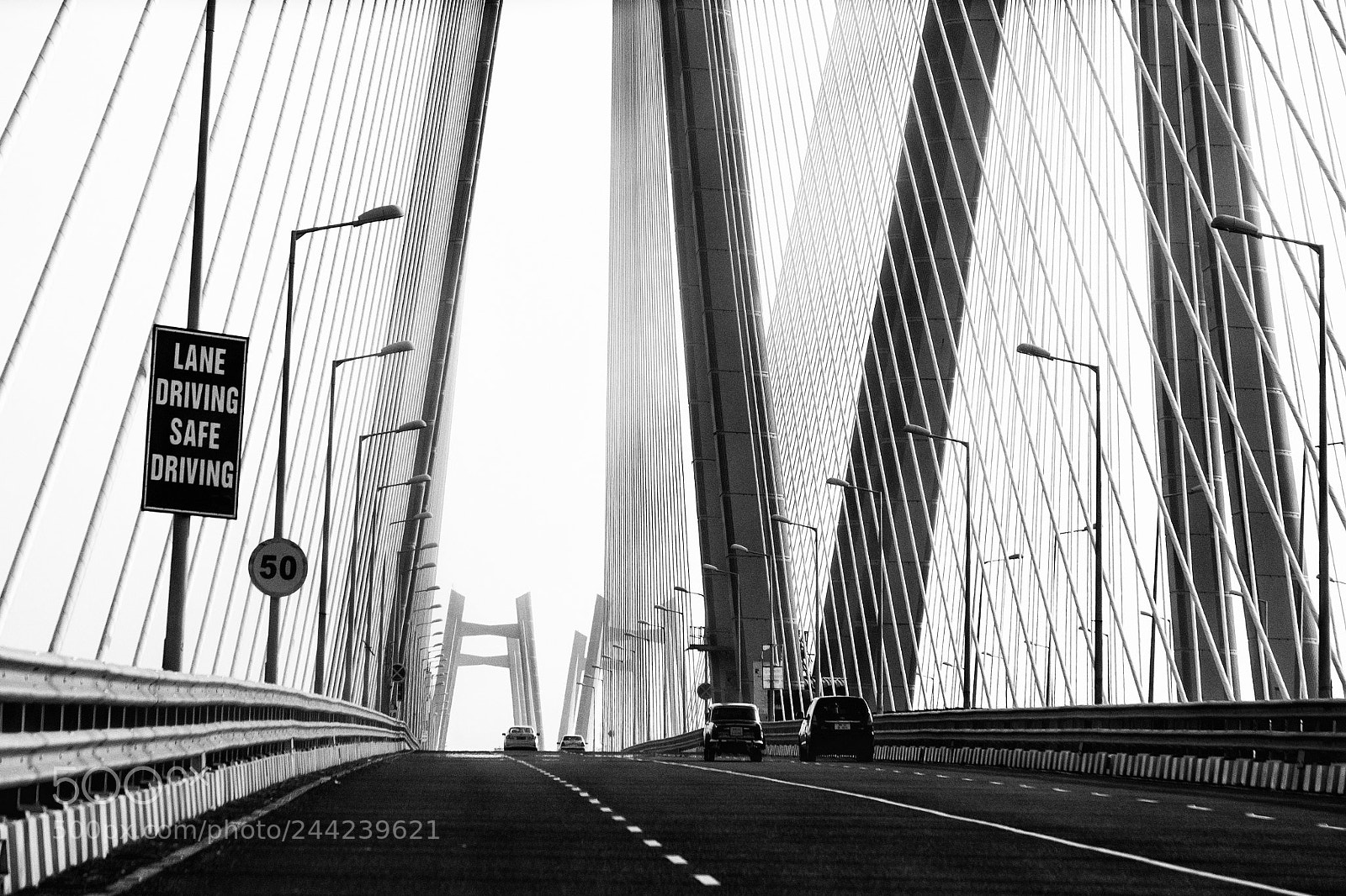 Nikon D5100 sample photo. Bandra worli sea link photography