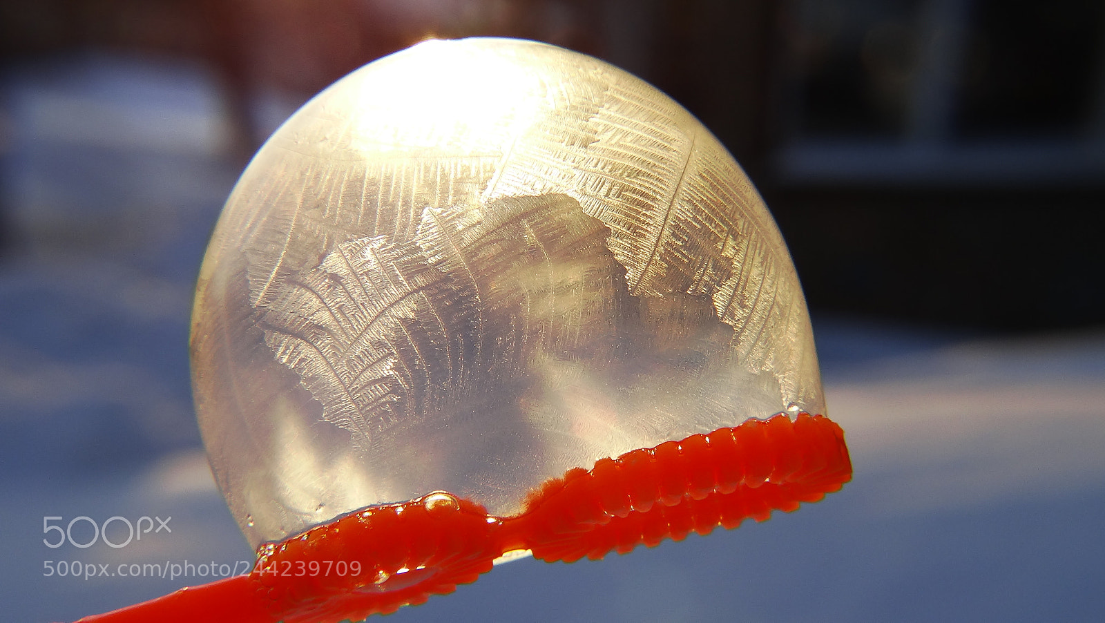 Sony Cyber-shot DSC-HX300 sample photo. Frozen soap bubble photography