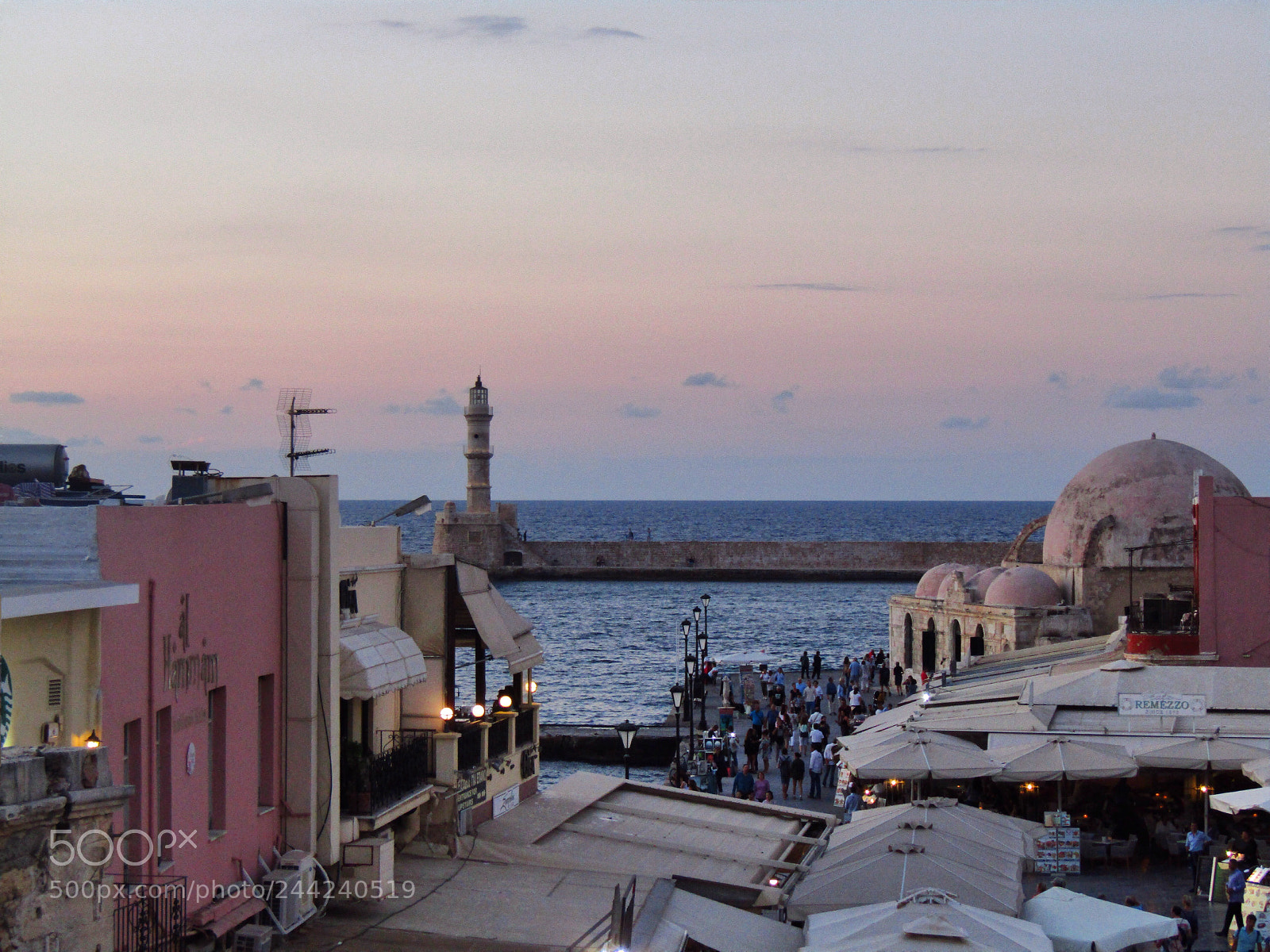 Canon PowerShot SX410 IS sample photo. ?chania, old venetian harbour photography