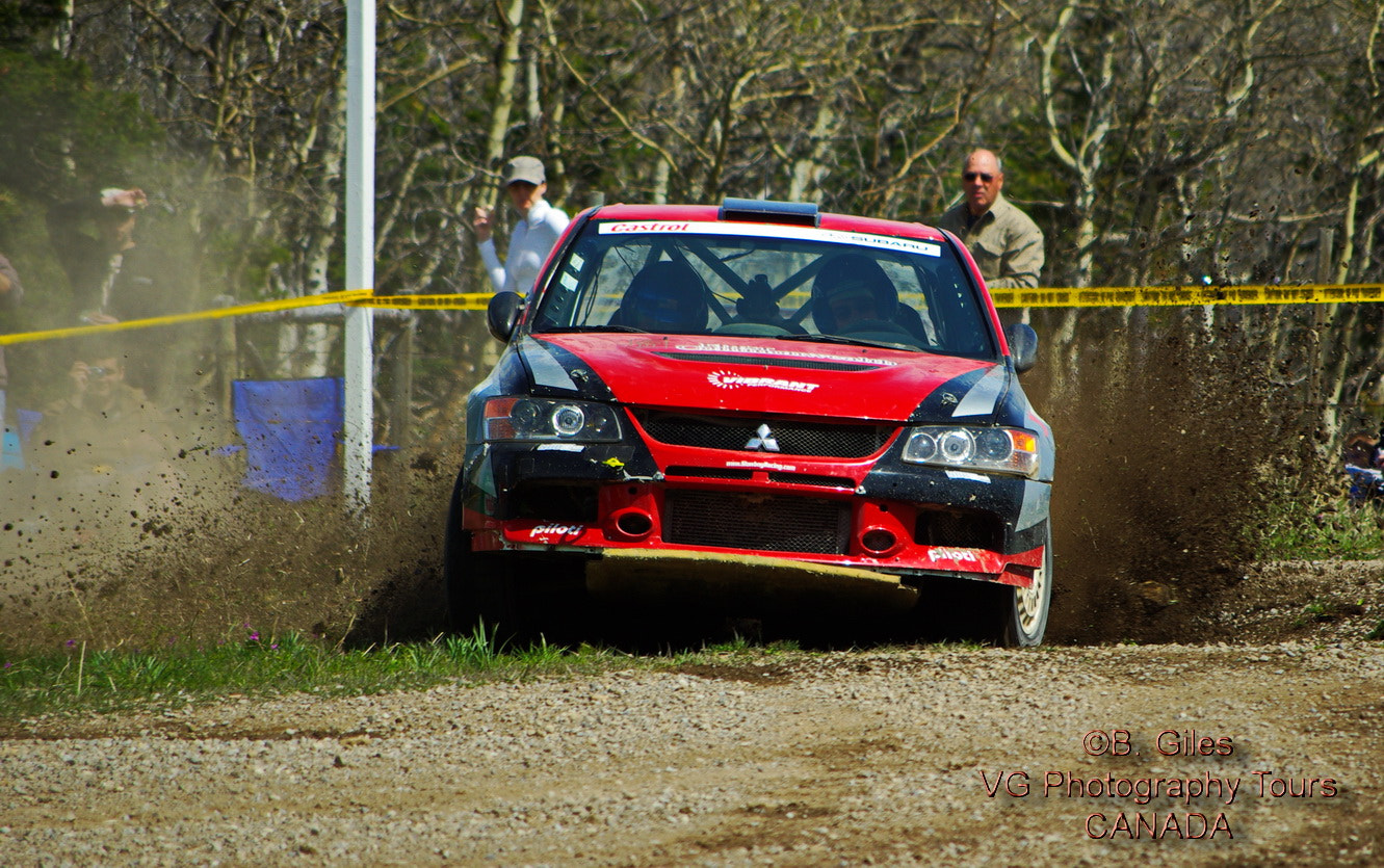 Pentax K10D sample photo. Mitsubishi lancer evolution photography