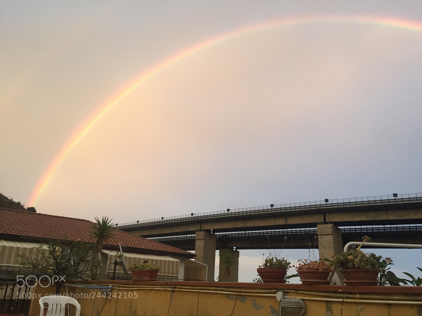 Apple iPhone 6 sample photo. Sicilian rainbow photography