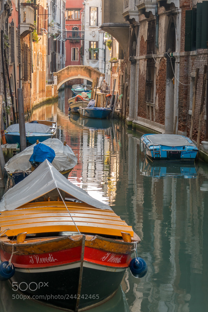 Panasonic Lumix DMC-ZS100 (Lumix DMC-TZ100) sample photo. Venice canal reflections photography