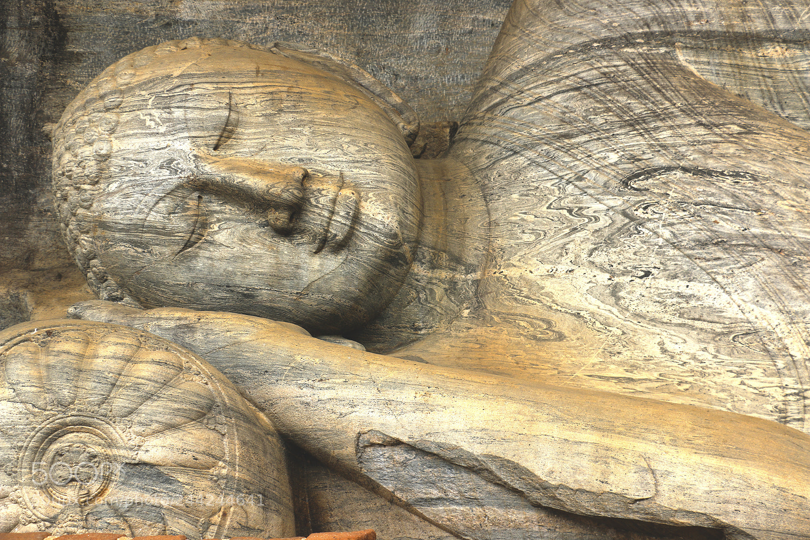 Canon EOS 70D sample photo. Gal vihara sleeping buddha photography