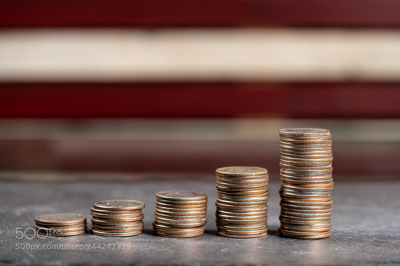 Sony a7R II sample photo. Pile of us quarters photography