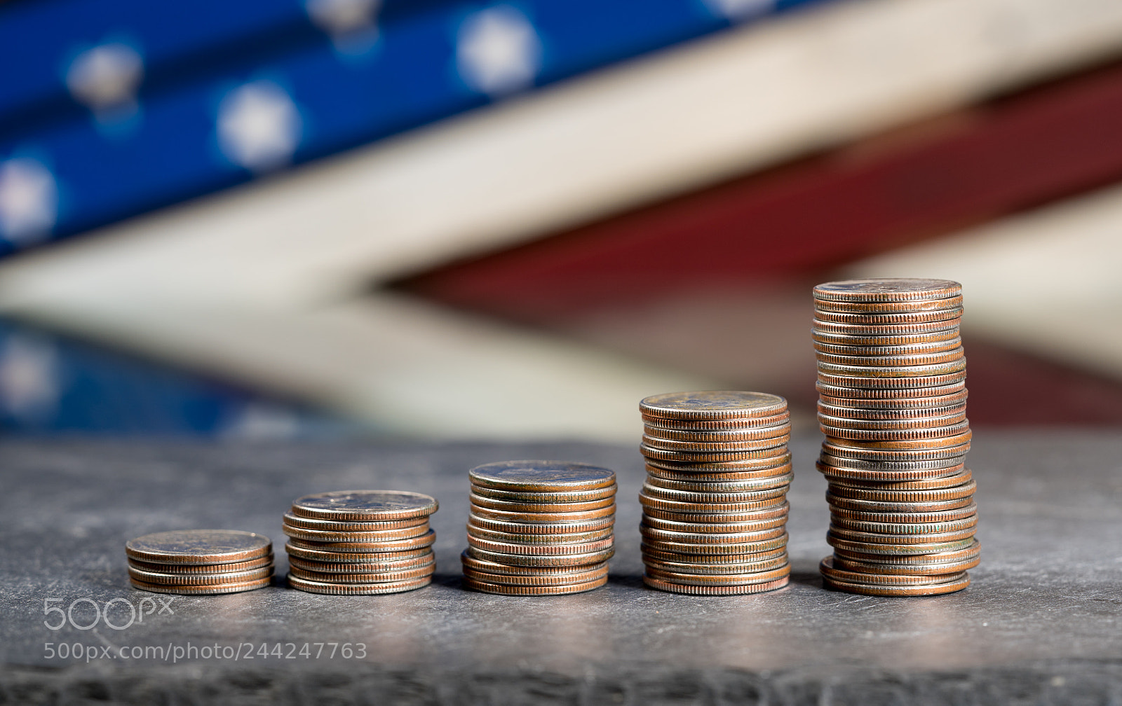 Sony a7R II sample photo. Pile of us quarters photography