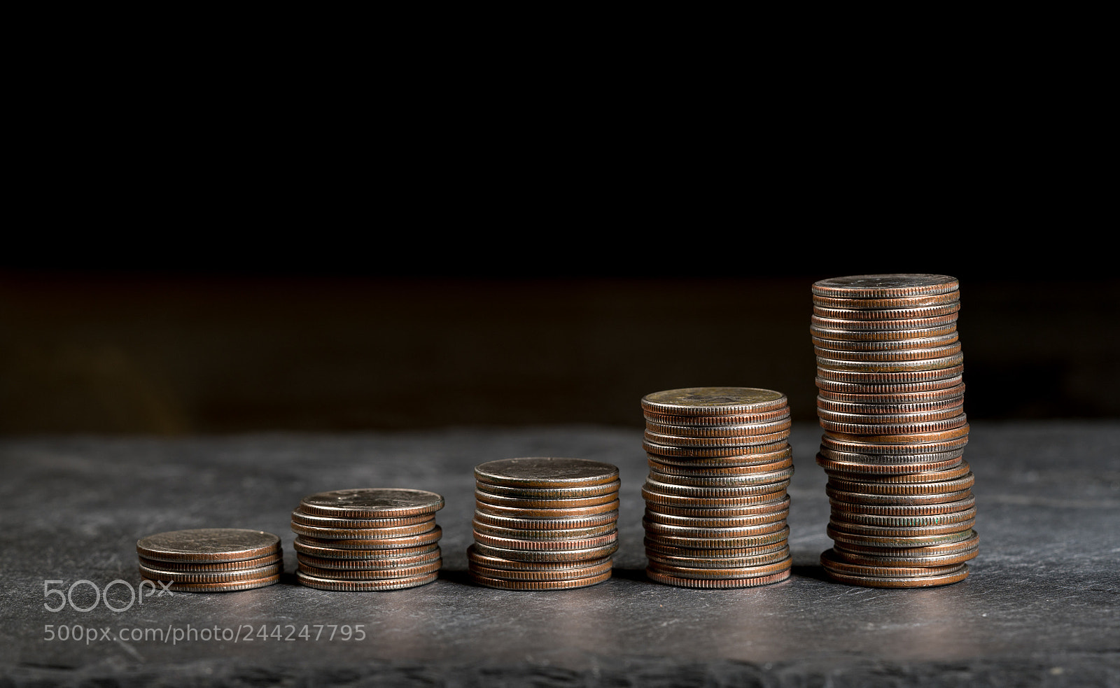 Sony a7R II sample photo. Pile of us quarters photography