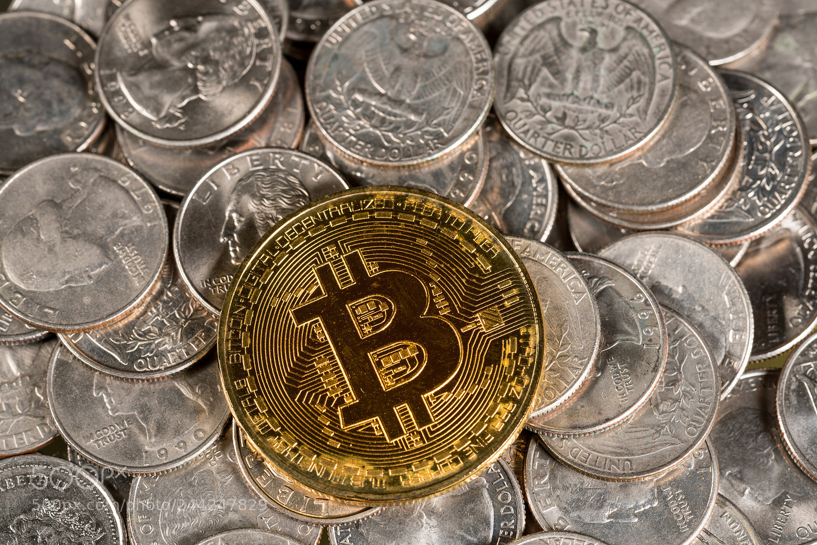 Sony a7R II sample photo. Bitcoin coin laid on photography