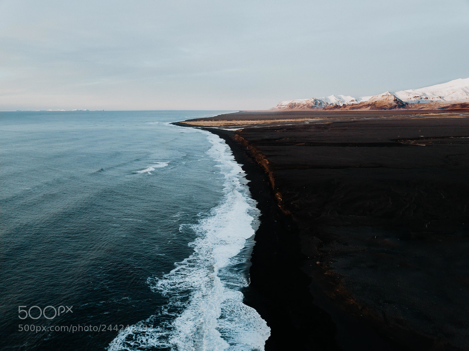 DJI FC220 sample photo. Vík, iceland photography