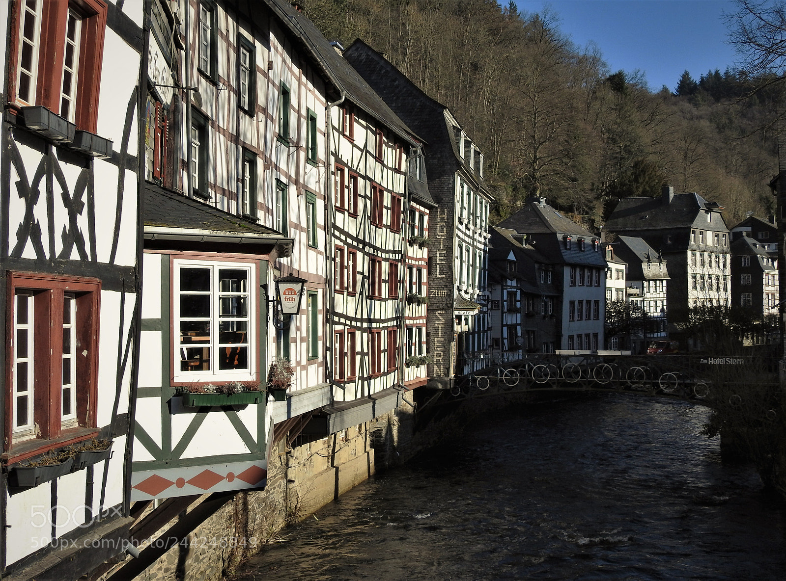 Nikon Coolpix P900 sample photo. The rur-river in monschau photography