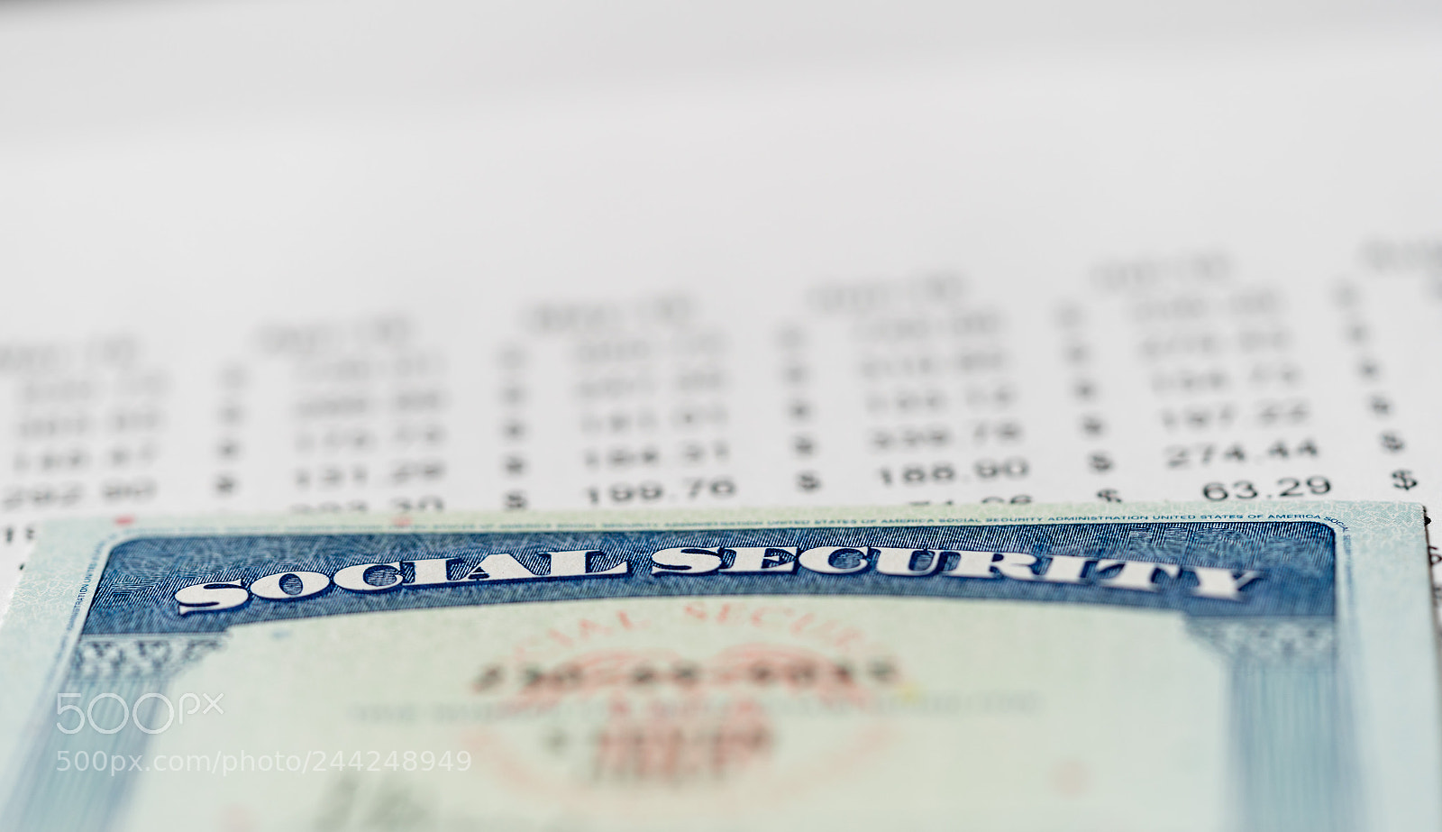Sony a7R II sample photo. Usa social security card photography