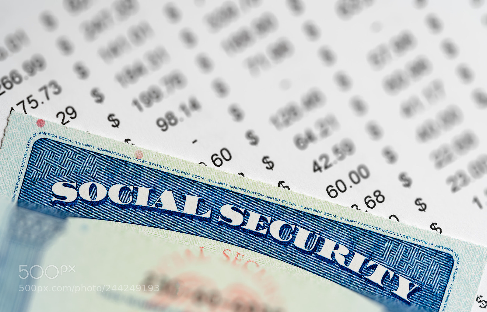 Sony a7R II sample photo. Usa social security card photography