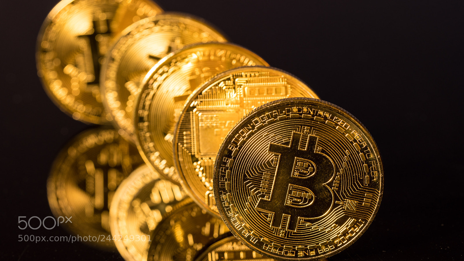 Sony a7R II sample photo. Bitcoins standing in a photography