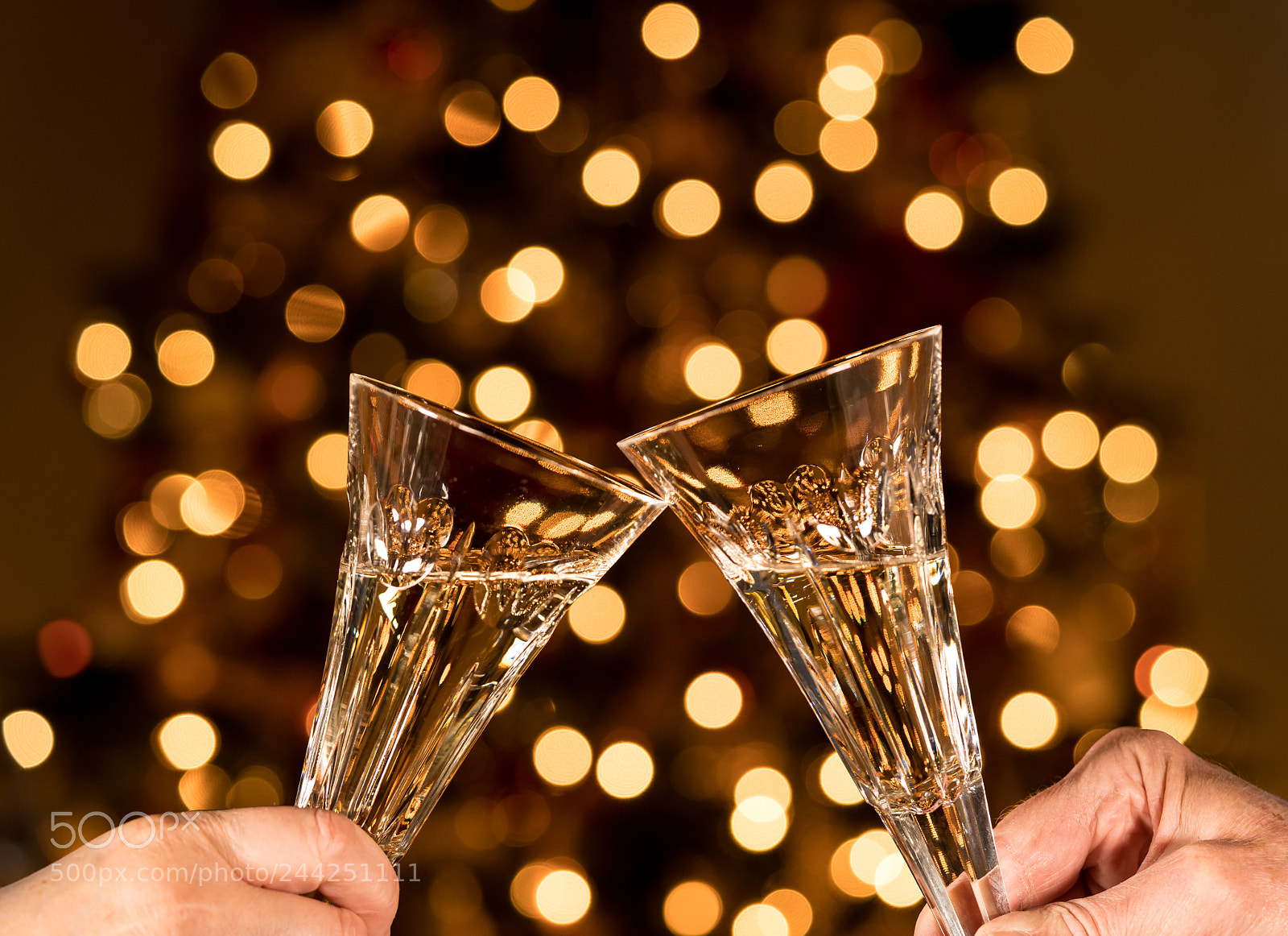 Sony a7R II sample photo. Champagne in two crystal photography