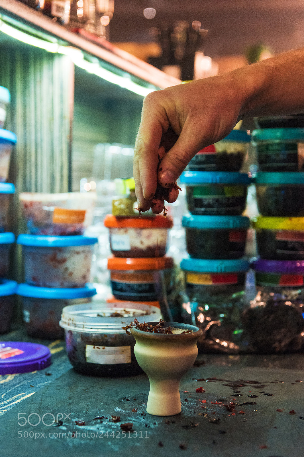 Nikon D810 sample photo. Shisha hookah preparing by photography