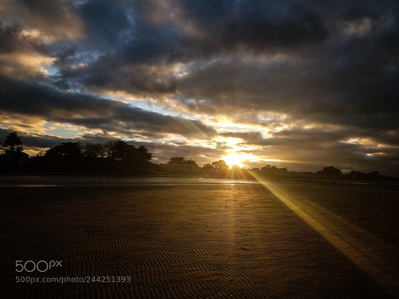 OnePlus 5T sample photo. Sunset on the sand photography
