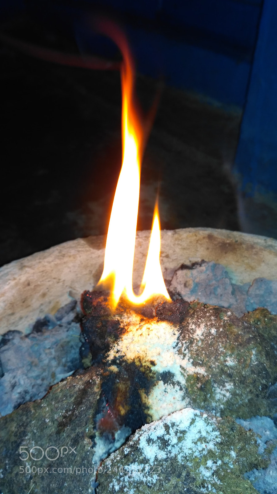 Xiaomi Redmi 3S sample photo. Flame photography