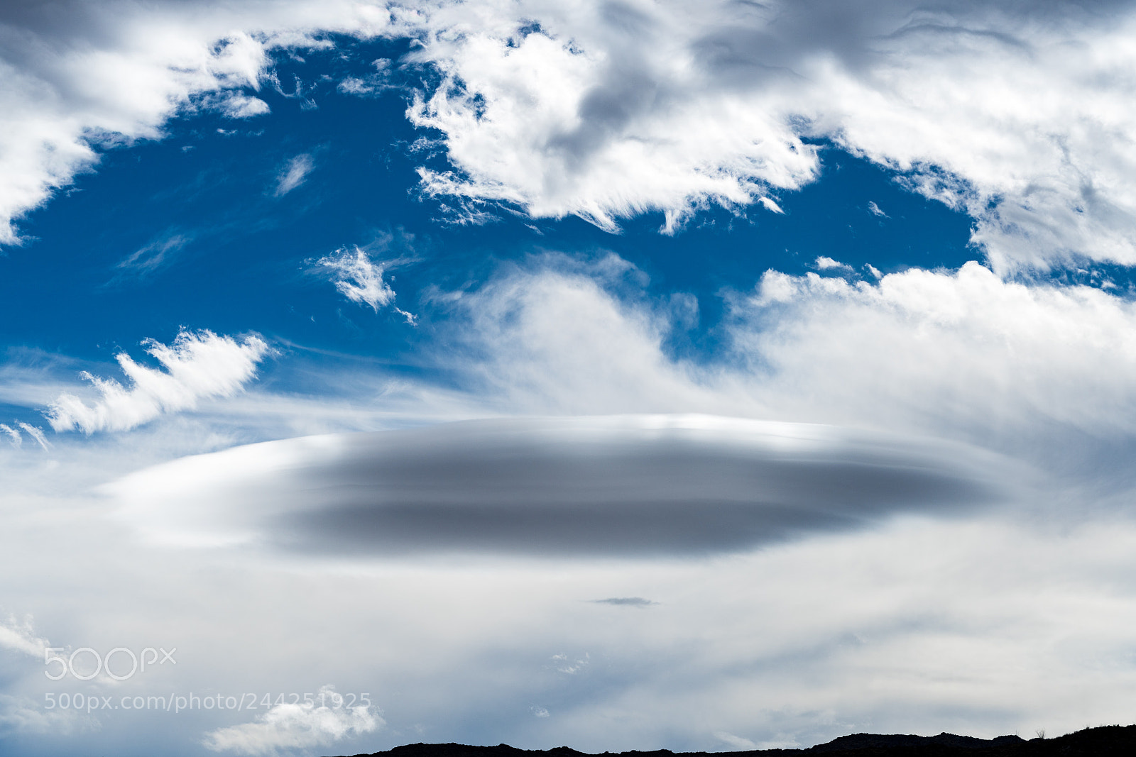 Sony a7R II sample photo. Lenticular cloud over anza photography
