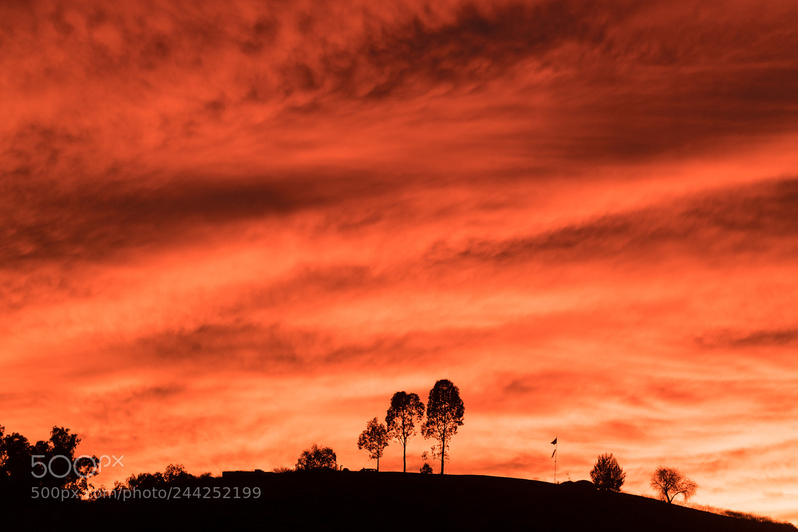 Sony a7R II sample photo. Brilliant sunset near ramona photography