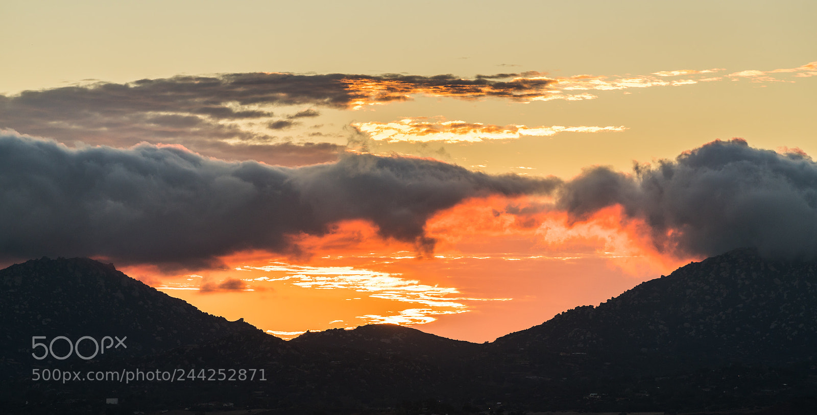 Sony a7R II sample photo. Brilliant sunset near ramona photography