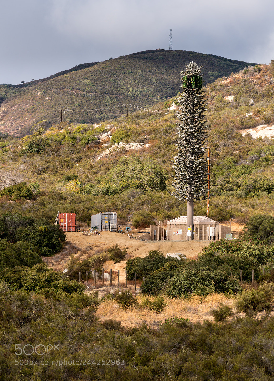 Sony a7R II sample photo. Cellphone mobile transmission tower photography