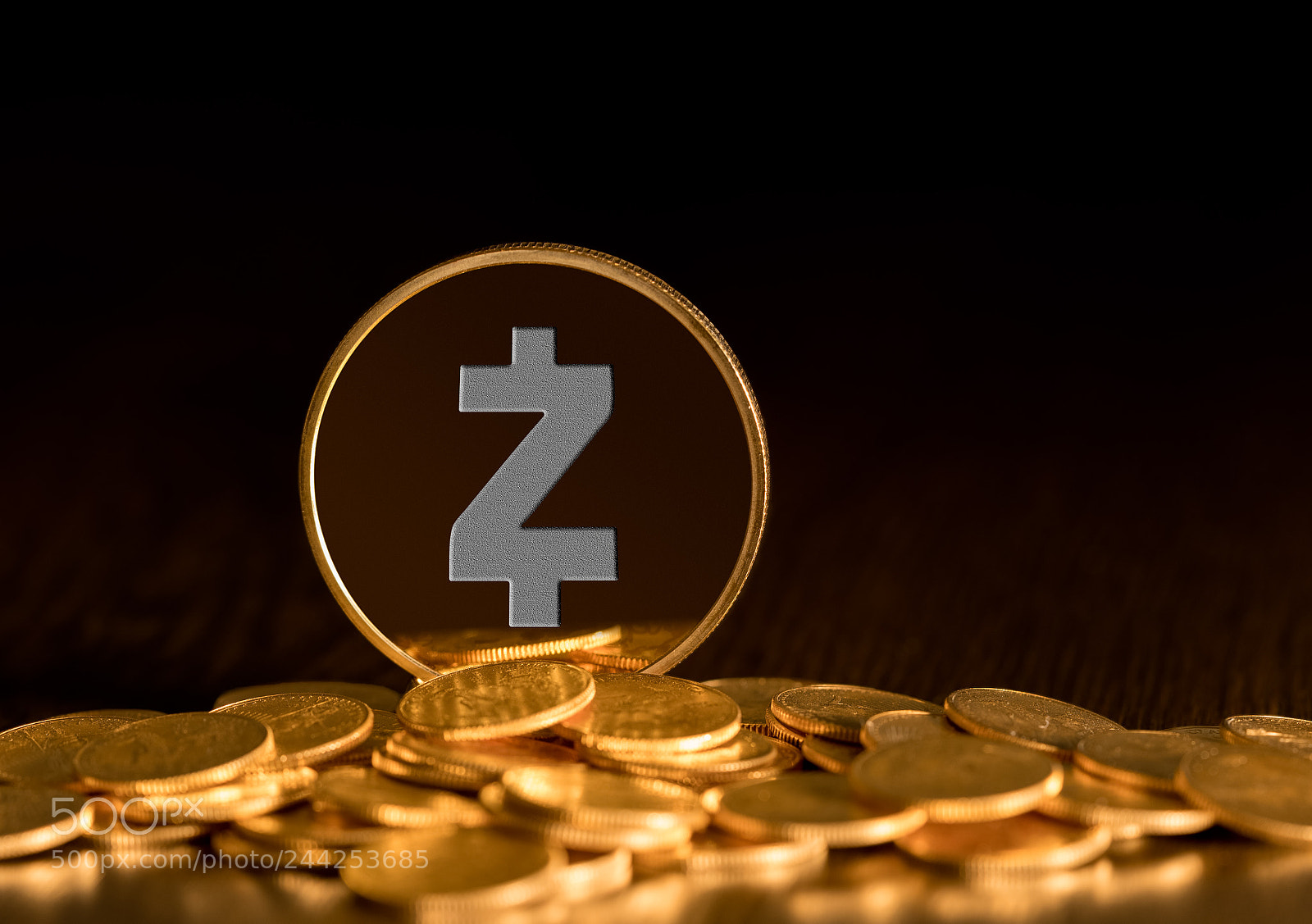 Sony a7R II sample photo. Illustration of zcash cryptocurrency photography