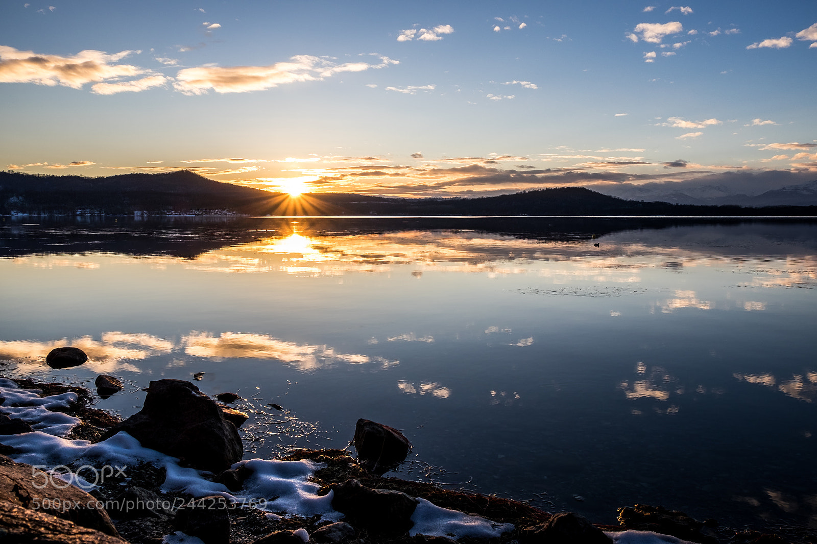 Fujifilm X-T10 sample photo. Lake at sunset photography
