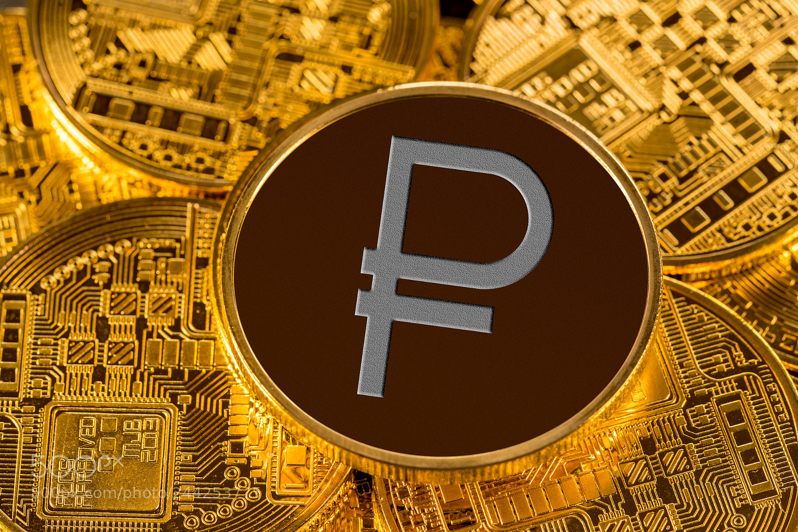 Sony a7R II sample photo. Illustration of ruble cybercurrency photography