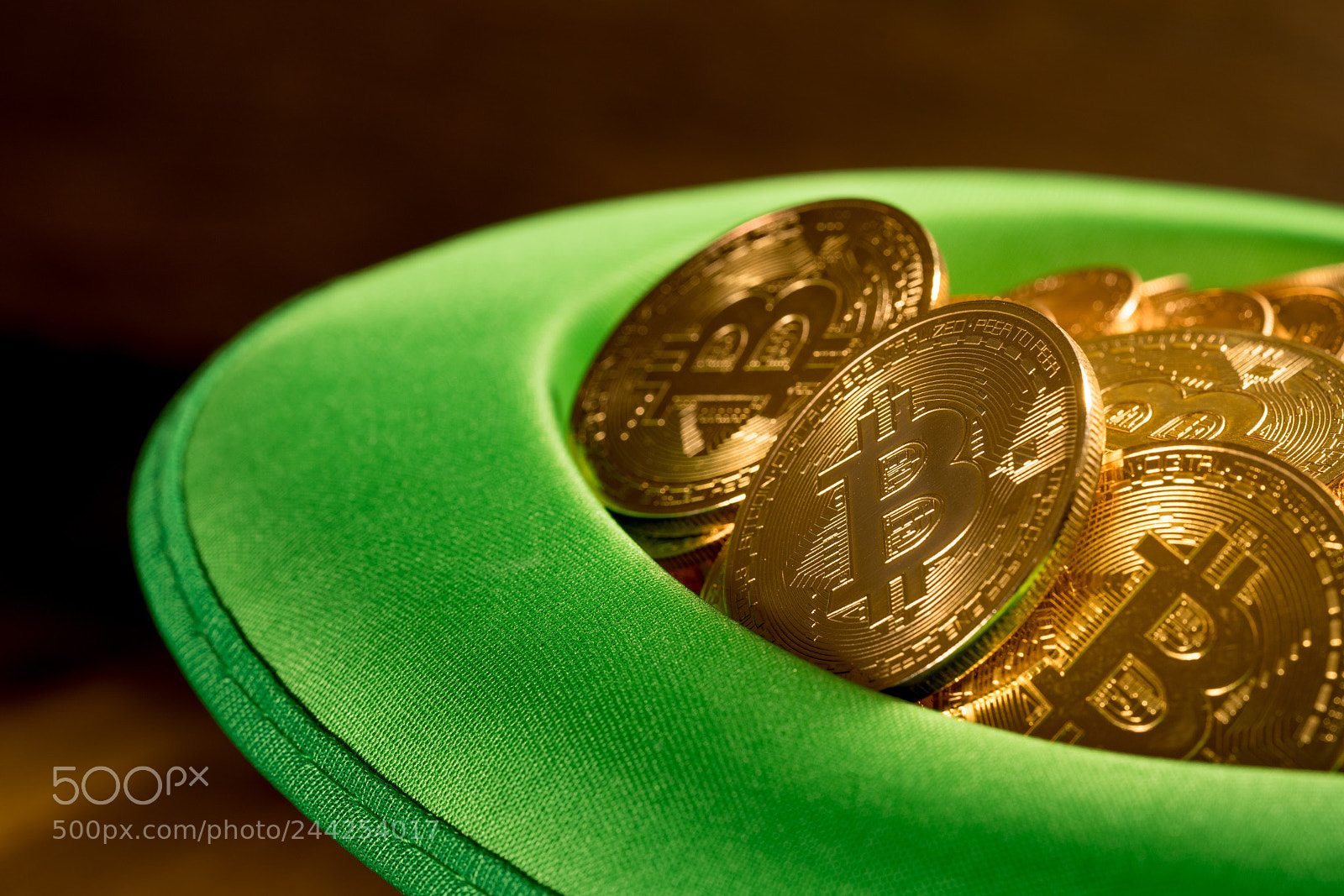 Sony a7R II sample photo. Pile of bitcoins inside photography