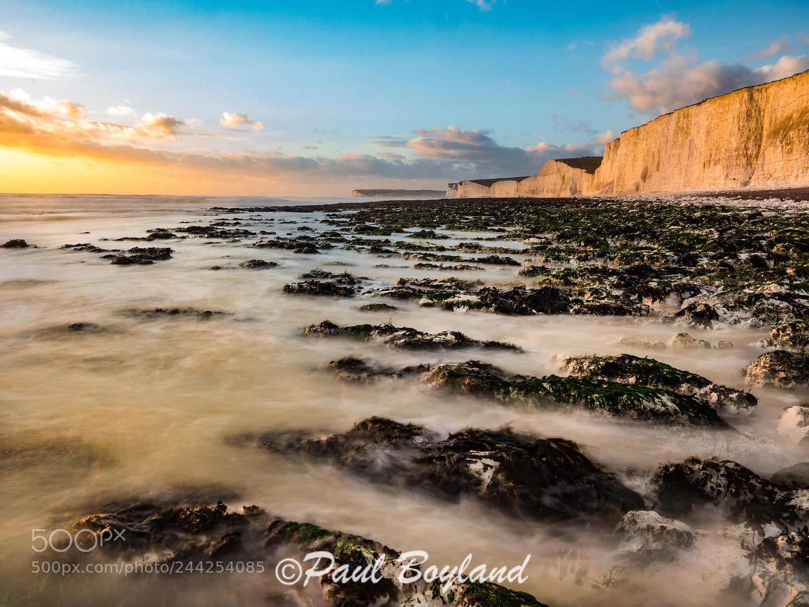 Olympus OM-D E-M1 Mark II sample photo. Sunset at birling gap photography