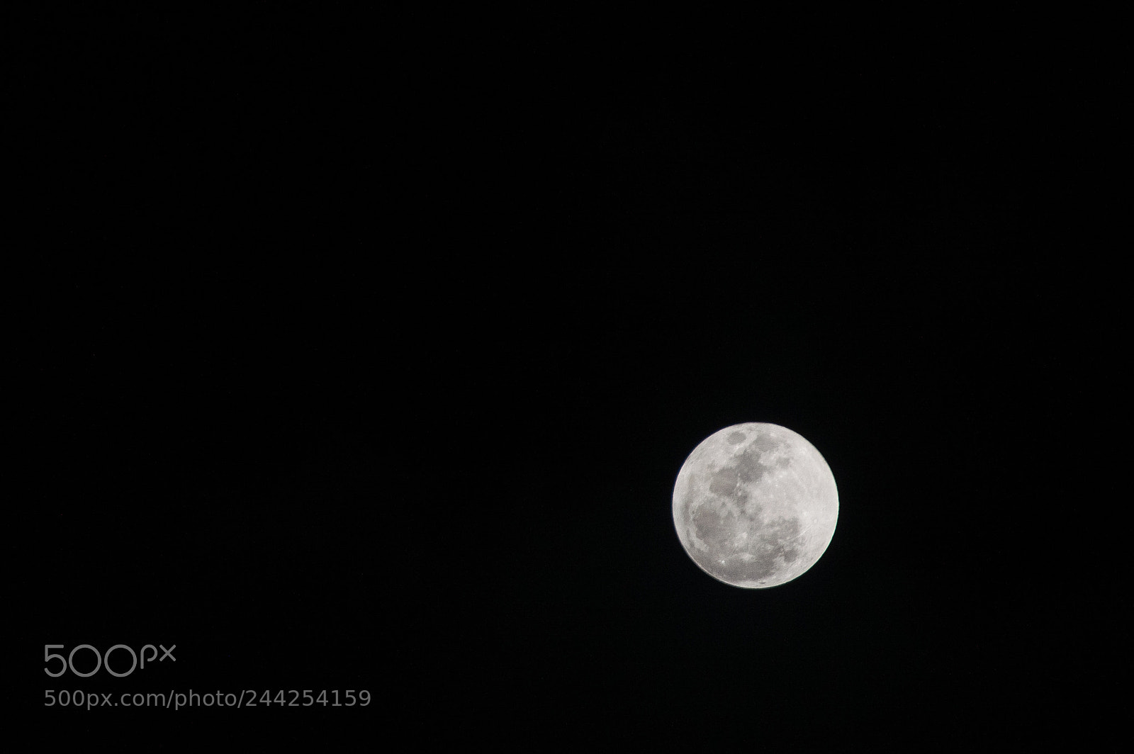 Nikon D3200 sample photo. Moon photography
