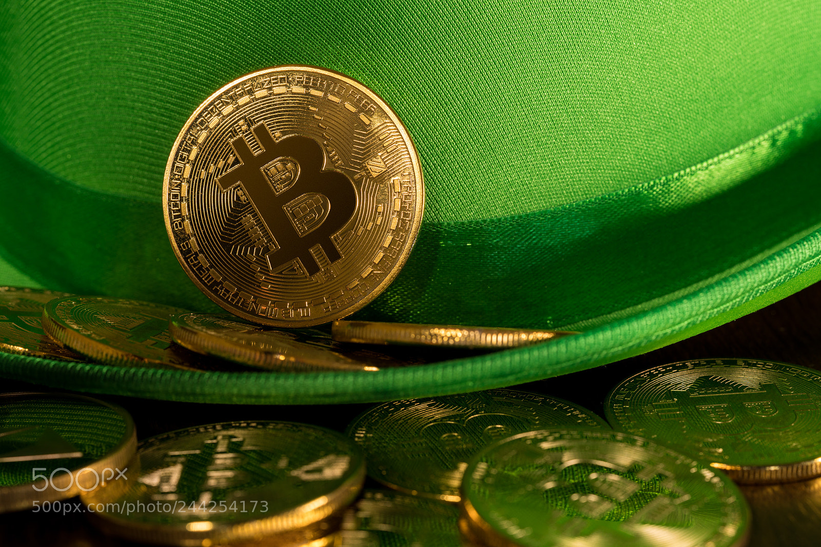Sony a7R II sample photo. Pile of bitcoins inside photography
